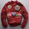 Carrier Air Wing Bomber Leather Jacket
