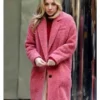 The Flight Attendant Cassie Bowden Pink Coat - Image 2