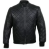 Casual Wear Mens Quilted Leather Jacket