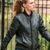 Chicago P.D. Tracy Spiridakos Quilted Bomber Jacket