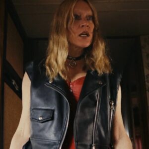 Poker Face Ruby Ruin Leather Jacket