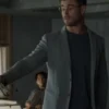 Spiderhead 2022 Chris Hemsworth Grey Blazer - Image 4