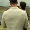 Escape From Spiderhead 2022 Chris Hemsworth White Blazer - Image 2