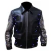 WWE Chris Jericho Sparkle Light Up Leather Jacket