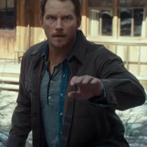 Jurassic World Dominion Chris Pratt Checked Jacket