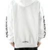 Chrome Hearts Vertical Hood Zip Up Hoodie