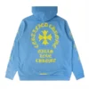 Chrome Hearts x Drake Girls Love Chrome Hoodie Blue