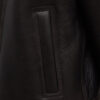 Mens RAF Sheepskin Leather Flying Jacket Dark Brown - Image 3