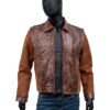 Crocodile Dundee Paul Hogan Leather Vest - Image 2