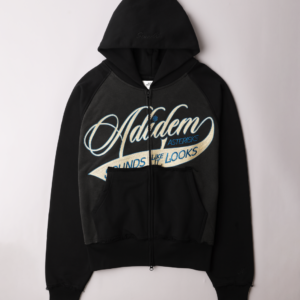 Adidem Asterisks Cursive Chainstitch Ribbon Hoodie