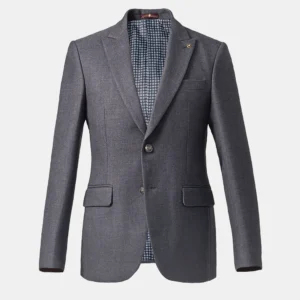 Mens Casual Charcoal Grey Jacket
