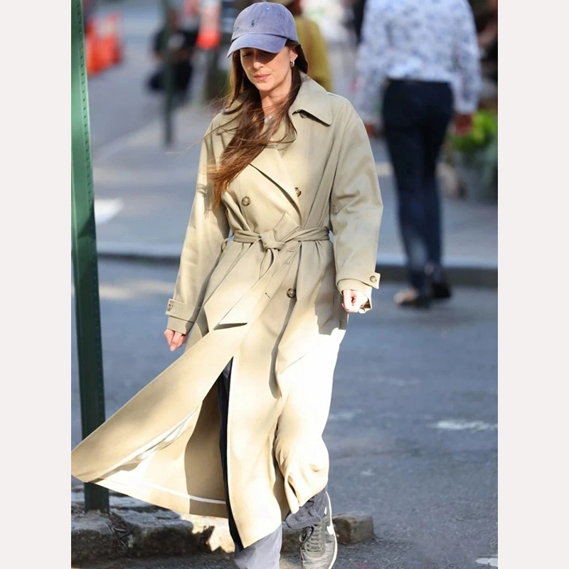 Materialists Dakota Johnson Trench Coat - Image 6