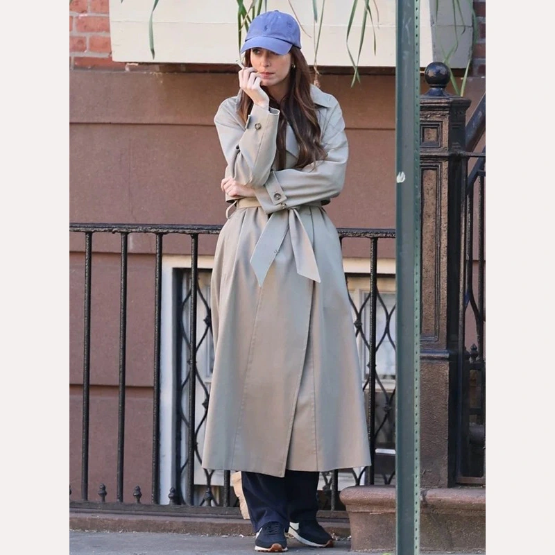 Materialists Dakota Johnson Trench Coat - Image 5