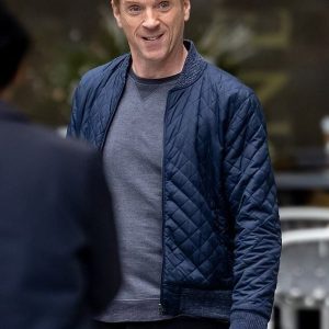 Billions Damian Lewis Quilted Bomber Jacket