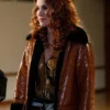 Anael Supernatural S15 Brown Shearling Coat