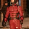 Dare Devil Matt Murdock Dark Red Leather Jacket Mens