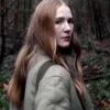 Franziska Doppler Dark Shearling Leather Jacket