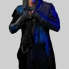 Descendants 3 Hades Black Leather Coat