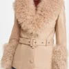 Dexter: New Blood Molly Park Leather Shearling Jacket