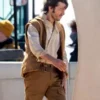 Diego Luna Star Wars Andor 2022 Cassian Andor Brown Vest