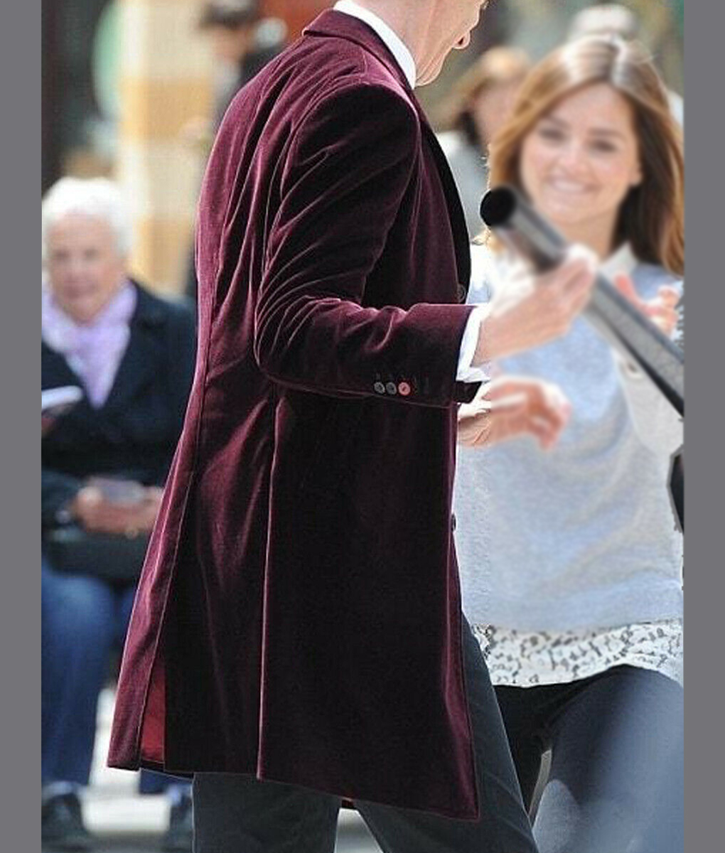 Peter Capaldi Twelfth Doctor Velvet Coat