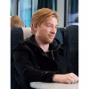Run Domhnall Gleeson Black Trench Coat