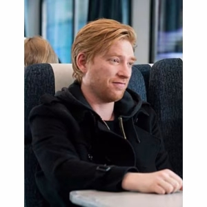 Run Domhnall Gleeson Black Trench Coat