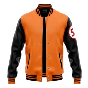 Dragon Ball Z Goku 59 Leather Bomber Jacket