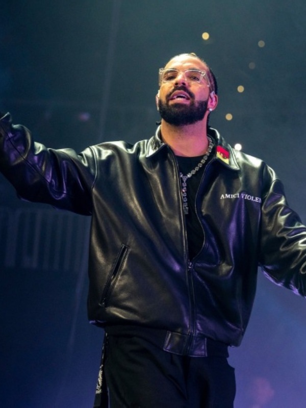 Drake Amici Violente Leather Jacket - Image 2