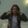 Dua Lipa Training Season Black Leather Blazer - Image 5