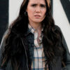 Yellowstone S03 Eden Brolin Black Vest