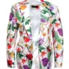 Elsbeth Carrie Preston White Floral Blazer