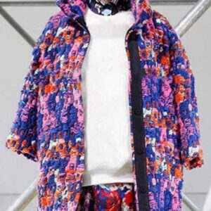 Lily Collins Emily In Paris Floral Coat