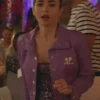 Emily in Paris S02 Emily Cooper Purple Jacket