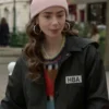 Emily Cooper Emily In Paris HBA Logo Cropped Jacket