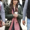 Emily In Paris Emily Cooper Mid-Length Hooded Coat