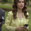 Emily in Paris S02 Emily Cooper Yellow Blazer - Image 3