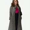 Emily In Paris Sylvie Grateau Checked Cloak Coat