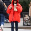 Emily Ratajkowski Puffer Jacket