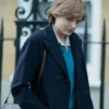 The Crown Emma Corrin Blue Coat - Image 2