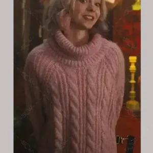 Enid-Sinclair-Wednesday-Pink-Sweater
