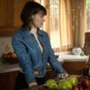 Evil Kristen Bouchard Blue Leather Jacket