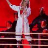 2023 F1 Grand Prix Kylie Minogue White Jumpsuit - Image 2