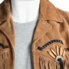 Men's Suede Leather Jacket With Fringe - Image 2