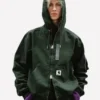 FW25 Sacai Carhartt Green Jacket - Image 3