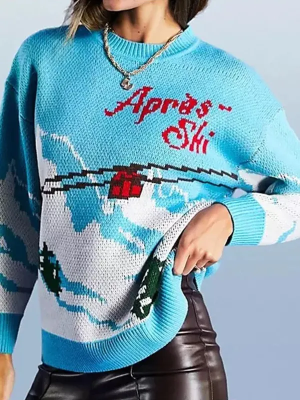 Falling For Christmas Sierra Belmont Apres Ski Sweater