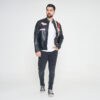 Le Mans Steve McQueen Leather Jacket Black - Image 5