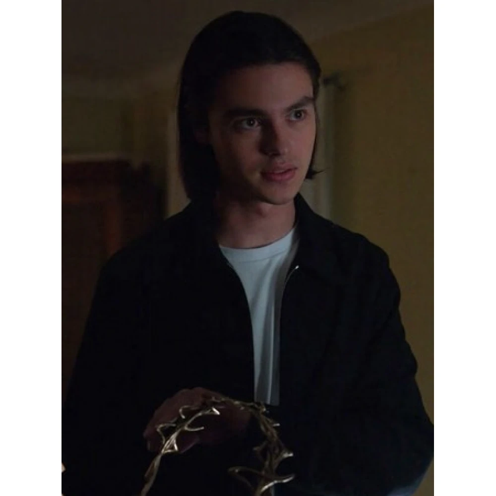 Tv Series Locke and Key Lucas Caravaggio Black Jacket