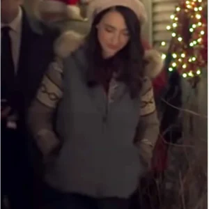 Fixing Up Christmas Natalie Dreyfuss Puffer Vest