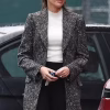 Fool Me Once Michelle Keegan Checkered Trench Coat
